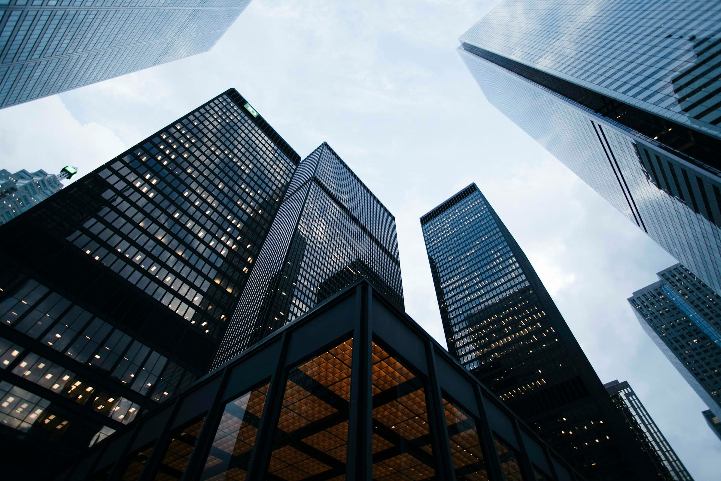 Contemporary commercial high-rise façade representing premium facilities environments